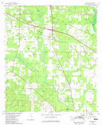 OAKDALE, FL HISTORICAL MAP GEOPDF 7.5X7.