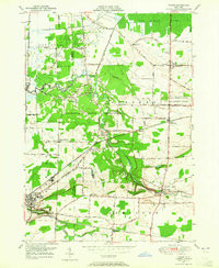 AKRON, NY HISTORICAL MAP GEOPDF 7.5X7.5
