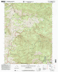 CROCKETT PEAK, CA HISTORICAL MAP GEOPDF