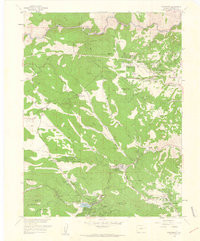 EVERGREEN, CO HISTORICAL MAP GEOPDF 7.5X