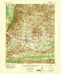MILLINGTON, TN HISTORICAL MAP GEOPDF 15X