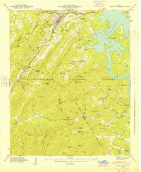 BLUE RIDGE, GA HISTORICAL MAP GEOPDF 7.5