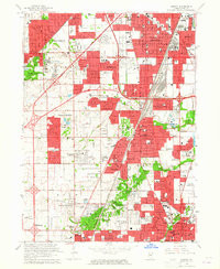 HARVEY, IL HISTORICAL MAP GEOPDF 7.5X7.5