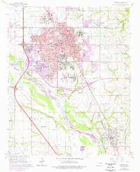 NORMAN, OK HISTORICAL MAP GEOPDF 7.5X7.5