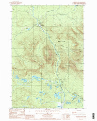 DOUBLETOP MOUNTAIN, ME HISTORICAL MAP GE