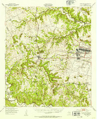 FORT HOOD, TX HISTORICAL MAP GEOPDF 15X1