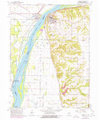 WARSAW, IL-MO HISTORICAL MAP GEOPDF 7.5X