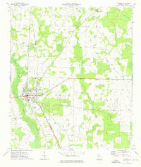 COLQUITT, GA HISTORICAL MAP GEOPDF 7.5X7