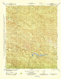 LITTLE PINE MOUNTAIN, CA HISTORICAL MAP