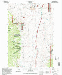 BUXTON, MT HISTORICAL MAP GEOPDF 7.5X7.5