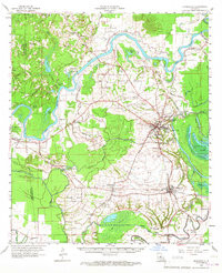 MARKSVILLE, LA HISTORICAL MAP GEOPDF 15X