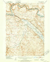 BRUNEAU, ID HISTORICAL MAP GEOPDF 15X15