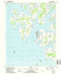 OXFORD, MD HISTORICAL MAP GEOPDF 7.5X7.5