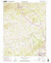 BOONES MILL, VA HISTORICAL MAP GEOPDF 7.