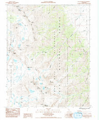 MOUNT WILLIAMSON, CA HISTORICAL MAP GEOP