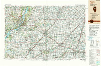 PEORIA, IL HISTORICAL MAP GEOPDF 1X2 GRI