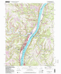 TILTONSVILLE, OH-WV HISTORICAL MAP GEOPD