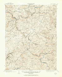 WINONA, WV HISTORICAL MAP GEOPDF 15X15 G