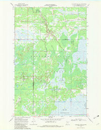 MULLIGAN LAKE NE, MN HISTORICAL MAP GEOP