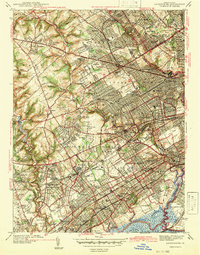 LANSDOWNE, PA HISTORICAL MAP GEOPDF 7.5X