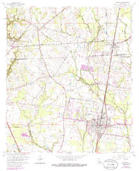 ZACHARY, LA HISTORICAL MAP GEOPDF 7.5X7.