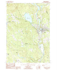 FRANKLIN, NH HISTORICAL MAP GEOPDF 7.5X7