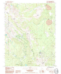 MAMMOTH MOUNTAIN, CA HISTORICAL MAP GEOP
