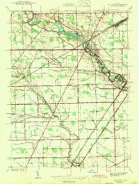 FLAT ROCK, MI HISTORICAL MAP GEOPDF 7.5X