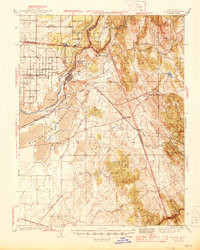 FOLSOM, CA HISTORICAL MAP GEOPDF 15X15 G
