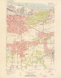GARY, IN HISTORICAL MAP GEOPDF 7.5X7.5 G