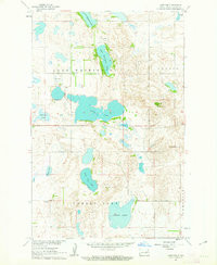 LAKE COE, ND HISTORICAL MAP GEOPDF 7.5X7