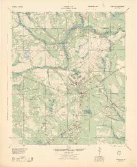 HINESVILLE, GA HISTORICAL MAP GEOPDF 15X