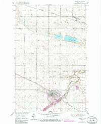 HARVEY, ND HISTORICAL MAP GEOPDF 7.5X7.5