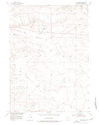 OCLA DRAW, WY HISTORICAL MAP GEOPDF 7.5X