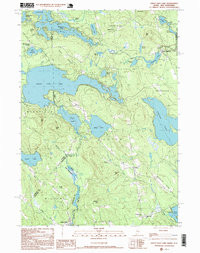 GREAT EAST LAKE, ME-NH HISTORICAL MAP GE