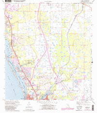LAUREL, FL HISTORICAL MAP GEOPDF 7.5X7.5