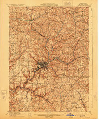 BUTLER, PA HISTORICAL MAP GEOPDF 15X15 G