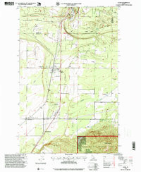 ATHOL, ID HISTORICAL MAP GEOPDF 7.5X7.5