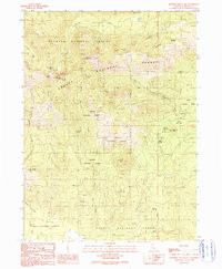 RAINBOW MOUNTAIN, CA HISTORICAL MAP GEOP