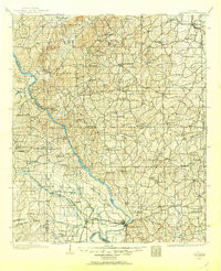 WETUMPKA, AL HISTORICAL MAP GEOPDF 30X30