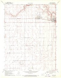 TRIBUNE, KS HISTORICAL MAP GEOPDF 7.5X7.