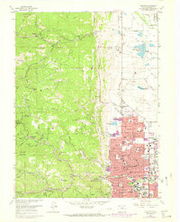 BOULDER, CO HISTORICAL MAP GEOPDF 7.5X7.