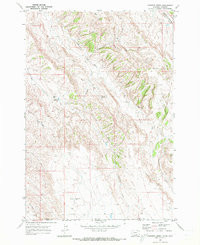 HUNTERS CREEK, MT-WY HISTORICAL MAP GEOP