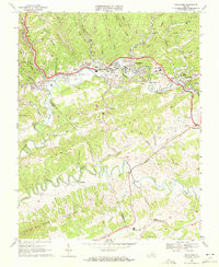 RICHLANDS, VA HISTORICAL MAP GEOPDF 7.5X
