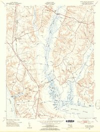 POPES CREEK, MD HISTORICAL MAP GEOPDF 7.