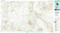 SANTIAGO MOUNTAINS, TX HISTORICAL MAP GE