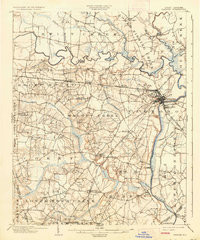 TARBORO, NC HISTORICAL MAP GEOPDF 15X15