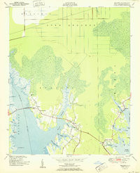 WILLISTON, NC HISTORICAL MAP GEOPDF 7.5X