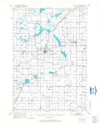 TURTLE LAKE, WI HISTORICAL MAP GEOPDF 15