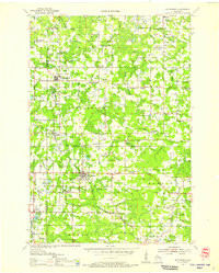 WITTENBERG, WI HISTORICAL MAP GEOPDF 15X